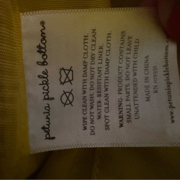 Petunia Pickle Bottom Diaper Bag. Red and Yellow Women's Diaper Bag - Picture 6 of 10